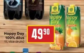 Billa Happy Day 100% džus nabídka