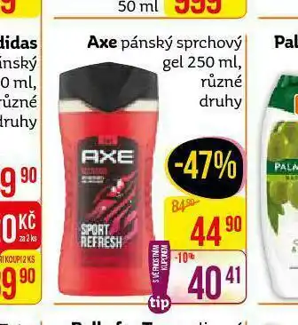 Teta Axe pásnký sprchový gel nabídka