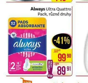 Teta Always ultra quattro pack nabídka