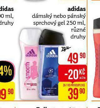 Teta Adidas sprchový gel nabídka