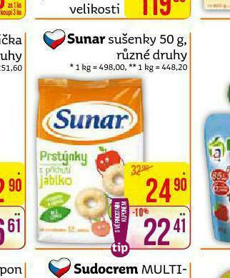 Teta Sunar sušenky nabídka
