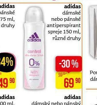 Teta Adidas antiperspirant nabídka