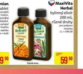 Teta Maxivita herbal bylinný likér nabídka