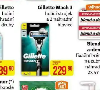 Teta Gillette mach 3 holicí strojek nabídka