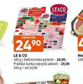 Terno Debrecínská pečeně nabídka