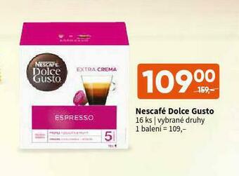 Terno Nescafé dolce gusto nabídka