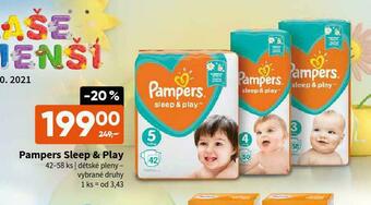 Terno Pampers dětské pleny nabídka