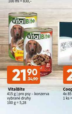 Terno Vitalbite konzerva pro psy nabídka