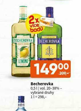 Terno Becherovka nabídka