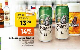 Terno Pivo velkopopovický kozel 11 nabídka