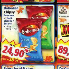 Norma Bohemia chipsy nabídka