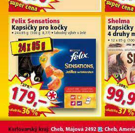 Norma Felix sensations kapsičky pro kočky nabídka