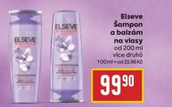 Billa Elseve Šampon a balzám na vlasy nabídka