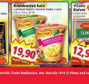 Norma Bramborová kaše nabídka