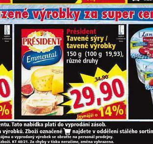 Président tavený sýr