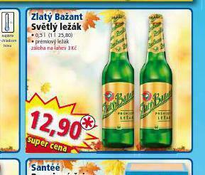 Norma Pivo zlatý bažant světlý ležák nabídka