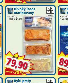 Norma Divoký losos marinovaný nabídka