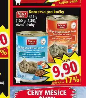 Norma Miezze kats konzerva pro kočky nabídka