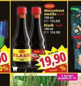Norma Vitana worcesterová omáčka nabídka