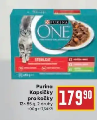 Billa Purina Kapsičky pro kočky nabídka