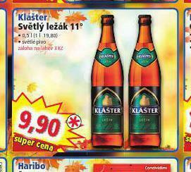 Norma Pivo klášter světlý ležák 11 nabídka