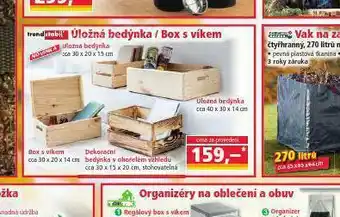 Úložná bedýnka / box s víkem