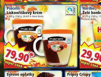 Norma Piacelli lískooříškový krém nabídka