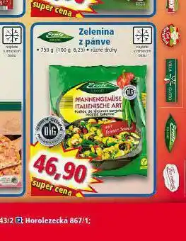 Norma Zelenina z pánve nabídka