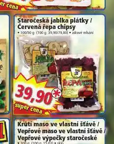 Staročeská jablka plátky
