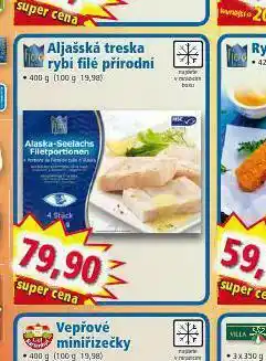 Aljašská terka rybí filé přírodní
