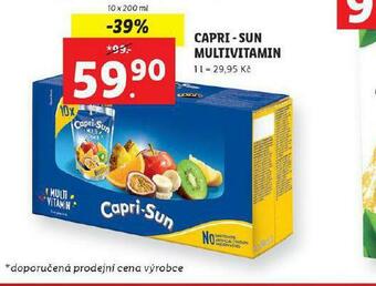 Lidl Capri sun multivitamin nabídka