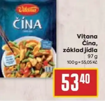 Billa Vitana Čína, základ jídla nabídka