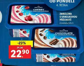Lidl Zmrzlina s vanilkovou příchutí nabídka