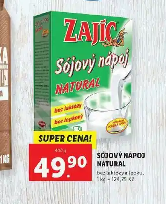Zajíc sójový nápoj natural