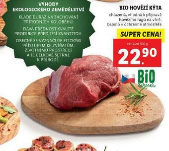 Lidl Bio hovězí kýta nabídka