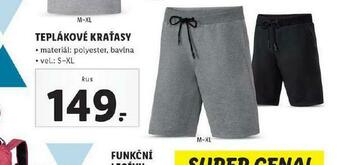 Lidl Teplákové kraťasy nabídka