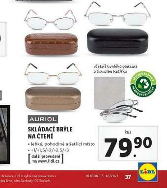 Lidl Skládací brýle na čtení nabídka