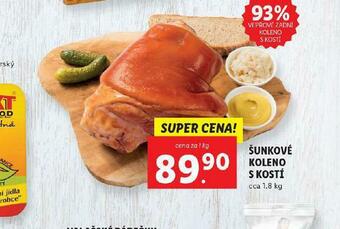 Lidl Šunkové koleno s kostí nabídka