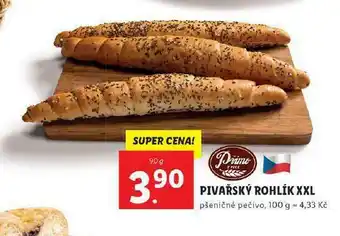 Lidl Pivovařský rohlík xxl nabídka
