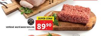 Lidl Vepřové mleté maso 100% xxl nabídka