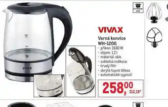 Makro Varná konvice vivax nabídka