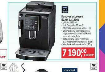 Makro Kávovar espresso nabídka