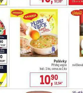 Makro Maggi polévky nabídka