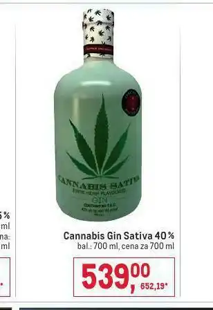 Makro Cannabis gin sativa 40% nabídka
