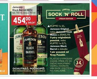 Makro Jameson black barrel 40% nabídka