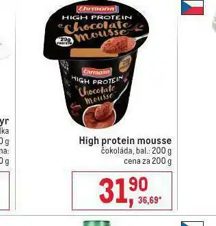 Makro High protein mousse nabídka