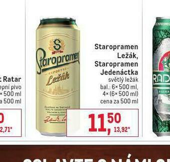 Makro Pivo staropramen ležák nabídka