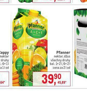 Makro Pfanner nabídka