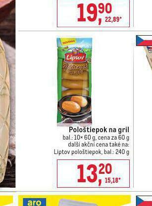 Makro Pološtiepok na gril nabídka