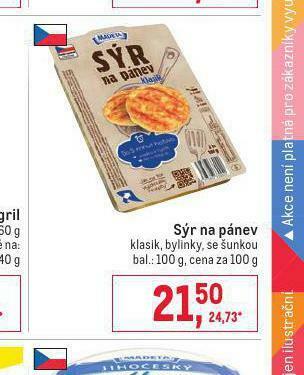 Makro Sýr na pánev nabídka